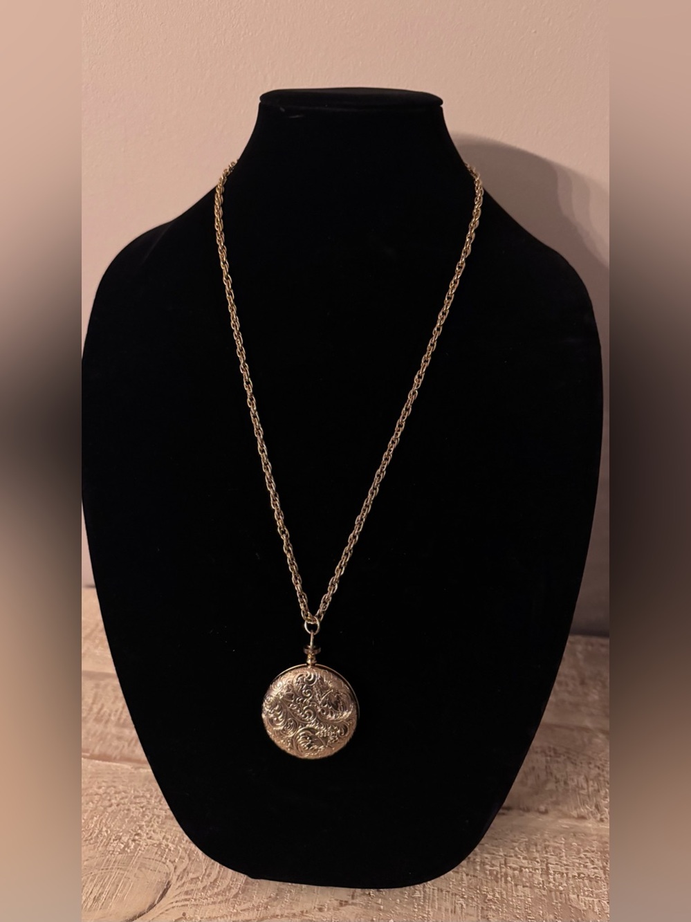 Vintage locket necklace